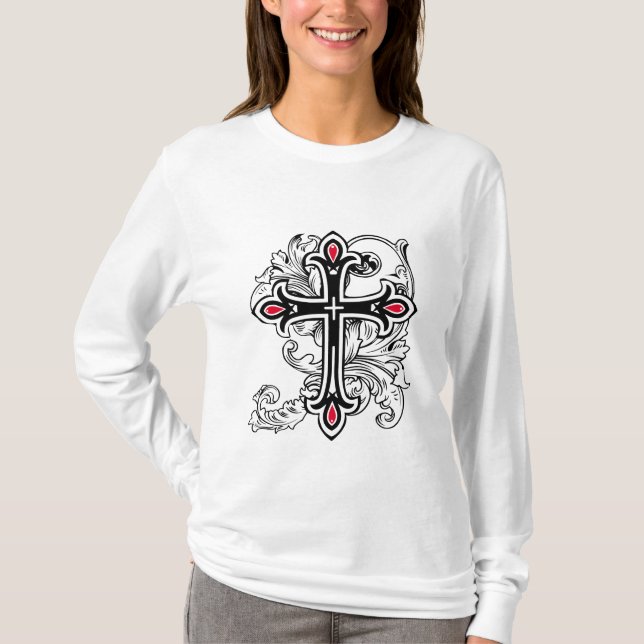 T-shirt Croix gothique (Devant)