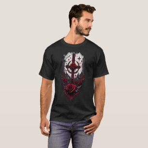 T-shirt Croix gothique de tatouage 26
