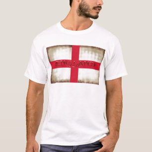T-shirt Croix grunge anglaise de St George de drapeau de