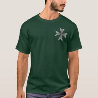 T-shirt Croix maltaise de petit chrome