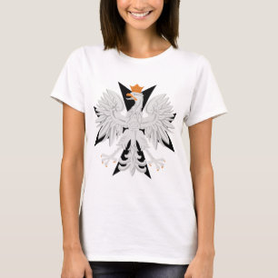 T-shirt Croix maltaise polonaise d'Eagle