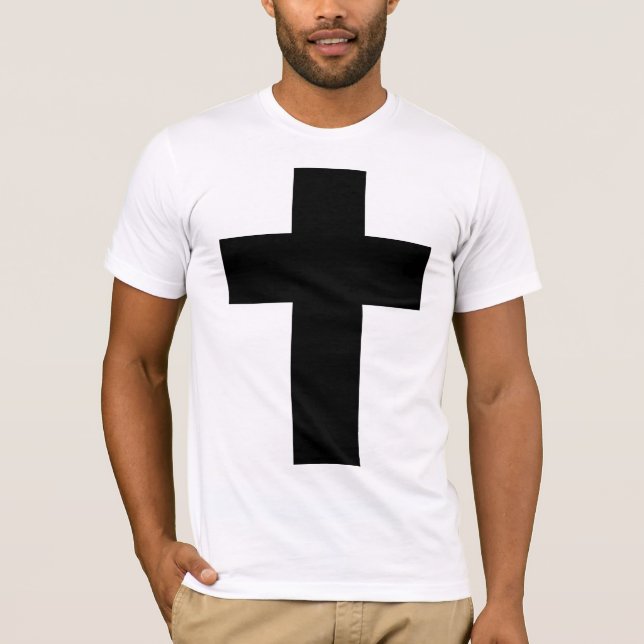 T-shirt Croix noire (Devant)