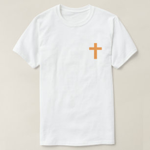 T-shirt Croix orange