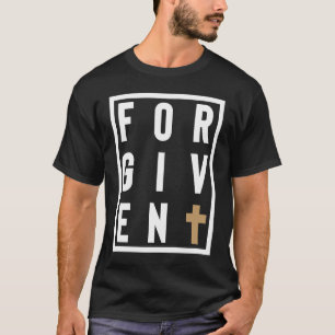 T-shirt Croix PARDONNÉE Jésus Dieu Foi chrétienne Boîte à