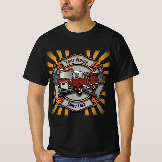 T-shirt Croix pompier (Devant)