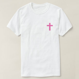 T-shirt Croix rose