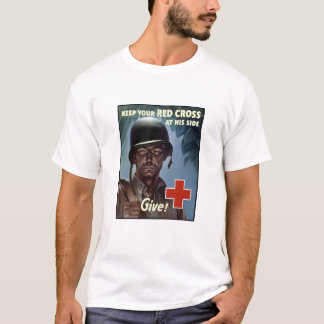 T-shirt Croix-Rouge de la deuxième guerre mondiale