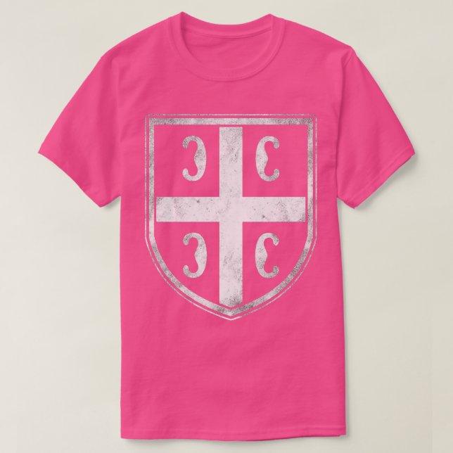 T-shirt Croix serbe 1 (Design devant)