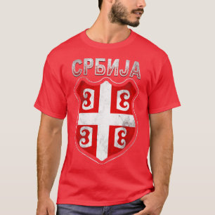 T-shirt Croix serbe serbe serbe Srbija