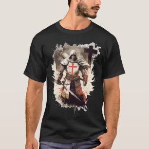 T-shirt Croix Templier des Chevaliers Templiers Catholique