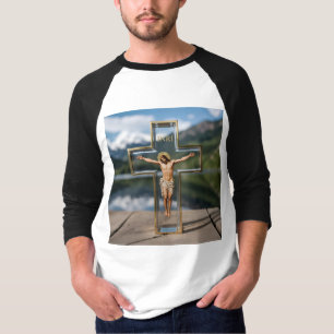 T-shirt Croix transparente INRI