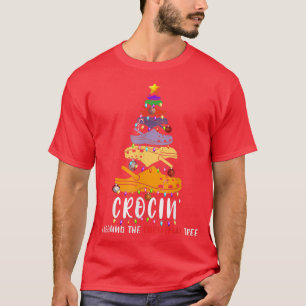 T-shirt Croquer Autour De L'Arbre De Noël Drôle Noël Chris