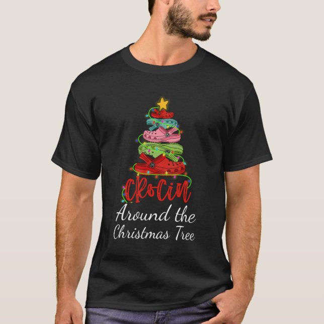 T-shirt Croquer autour de l'arbre de Noël Funny Noël 2020  (Devant)
