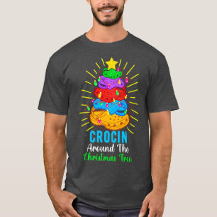 T-shirt Croquer Autour Du Pyjama De Noël Arbre Drôle De No