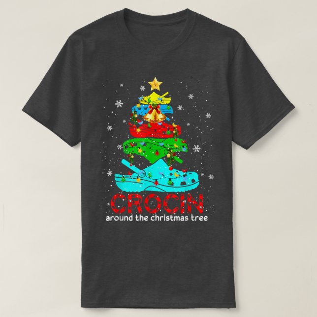 T-shirt Croquer autour du sapin de Noël (Design devant)