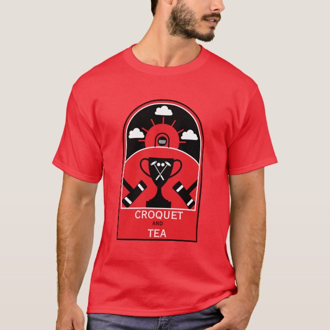 T-shirt Croquet de pelouse (Devant)