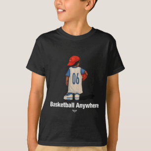 T-shirt Croquis cool partout avec un joueur Sketll Kid 06
