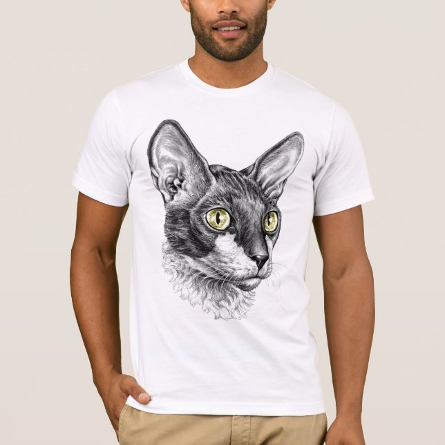 T-shirt Croquis cornouaillais de Rex (Devant)