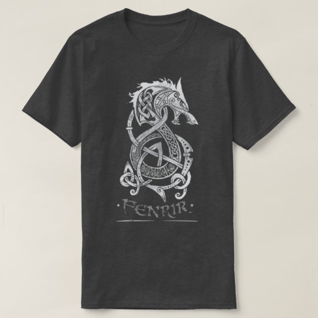T-shirt Croquis de Fenrir (Design devant)