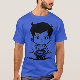T-shirt Croquis de jeu amis rétro