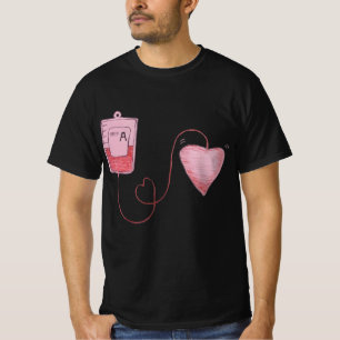 T-shirt Croquis de lecteur de sang