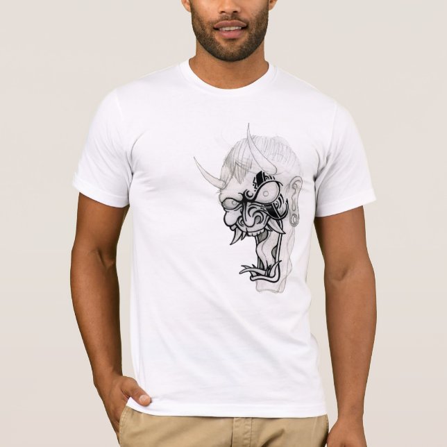 T-shirt Croquis de masque de Hanya (Devant)