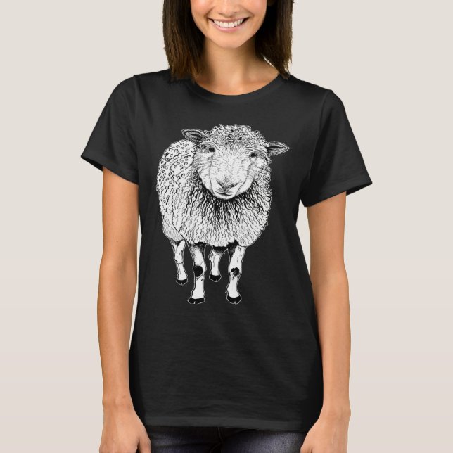 T-shirt Croquis de mouton (Devant)