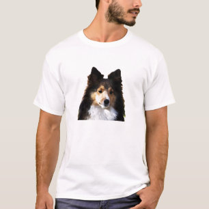 T-shirt Croquis de peinture Sheltie Dog
