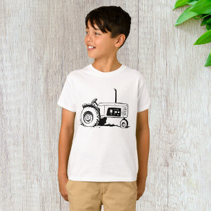T-shirt Croquis de Tracteur