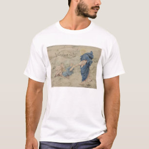 T-shirt Croquis du Christ marchant sur l'eau (la semaine