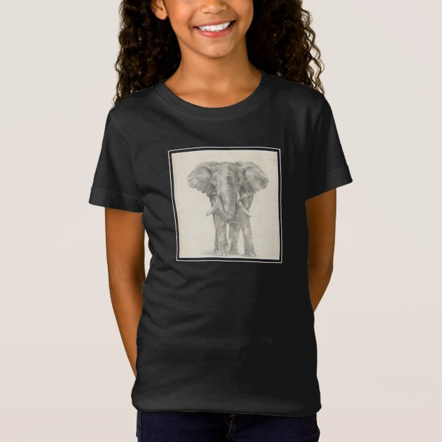 T-Shirt Croquis éléphant (Devant)