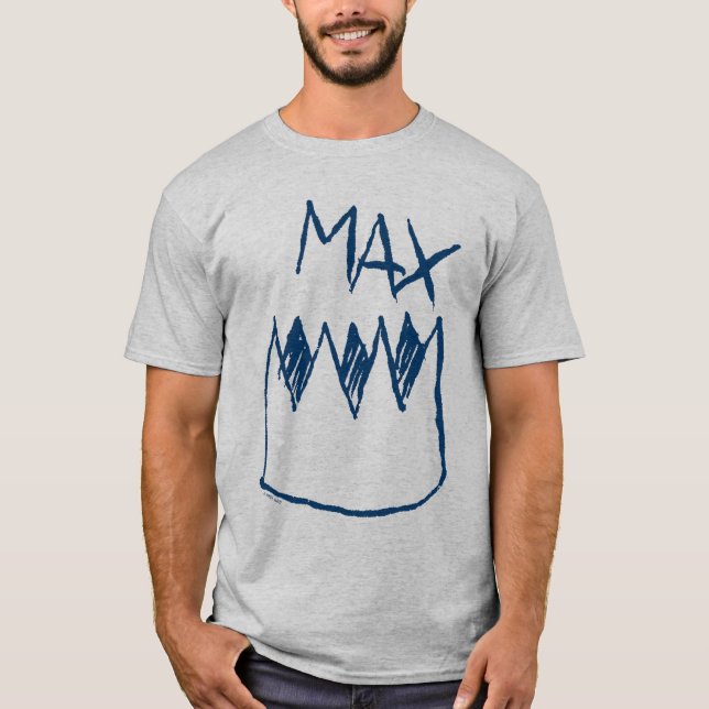 T-shirt Croquis max. et couronne (Devant)
