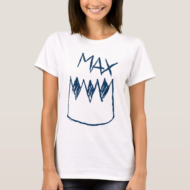 T-shirt Croquis max. et couronne (Devant)
