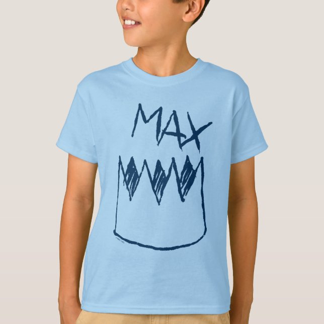 T-shirt Croquis max. et couronne (Devant)