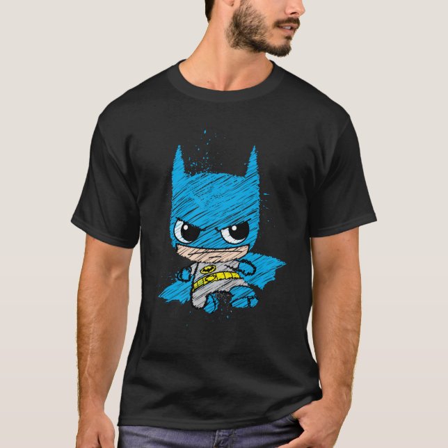 T-shirt Croquis Mini Batman (Devant)
