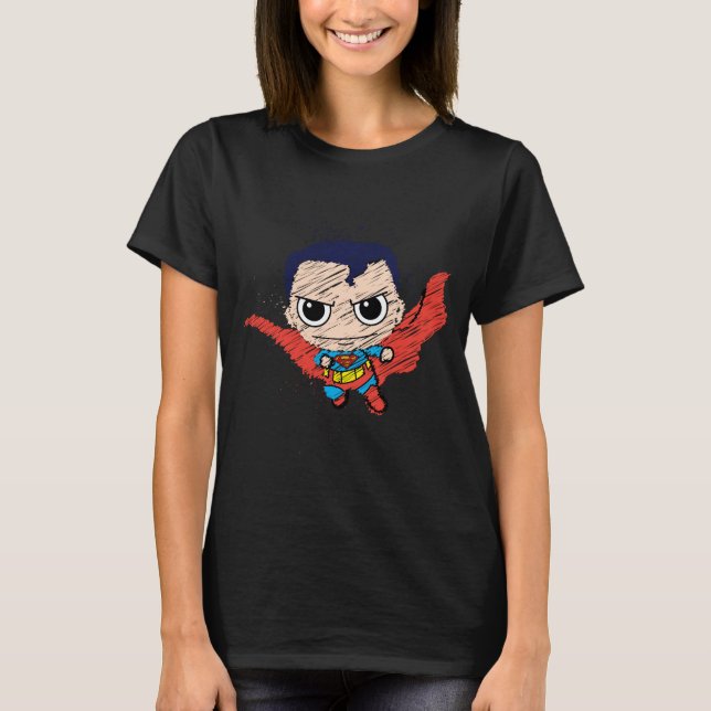 T-shirt Croquis Mini Superman (Devant)