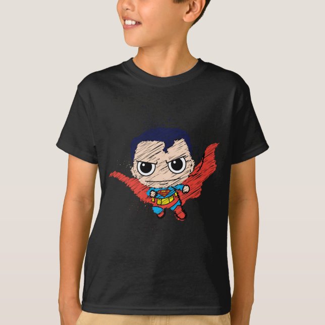 T-shirt Croquis Mini Superman (Devant)