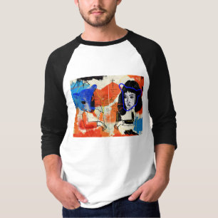 T-shirt Croquis orphelin de l'abrégé sur Mk cool du noir