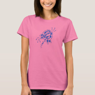 T-shirt Croquis rose