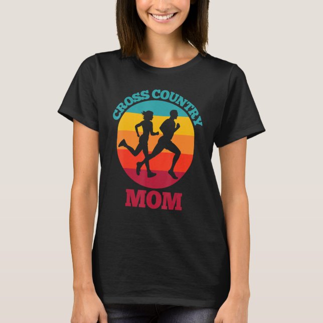 T-shirt Cross Country Mom of Runners (Devant)