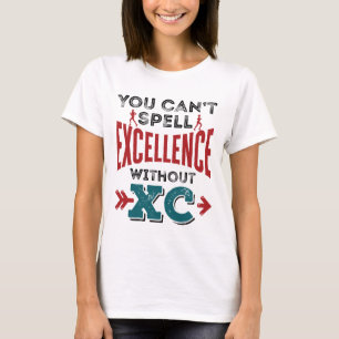 T-shirt Cross Country Runny Funny Excellence XC