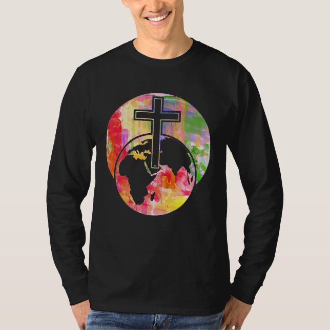 T-SHIRT CROSS EASTER RESURRECTION OF JESUS CHRIST (Devant)
