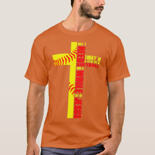 T-shirt Cross Jesus Softball