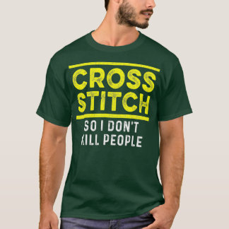 T-shirt Cross Stitch People CrossStitch Artisanat