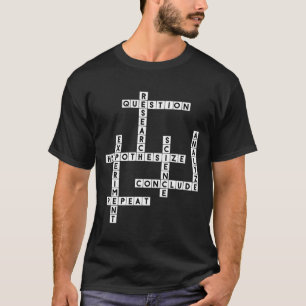 T-shirt Crossage scientifique de la méthode acrostique