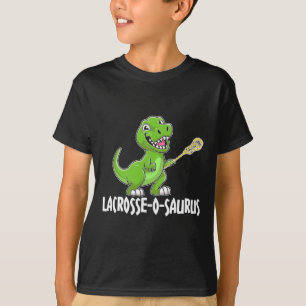 T-shirt Crosse de Lacrosse T-rex Dino 