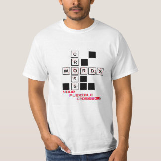 T-shirt crossword puzzles