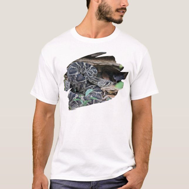 T-shirt Crotale Dans La Nature (Devant)