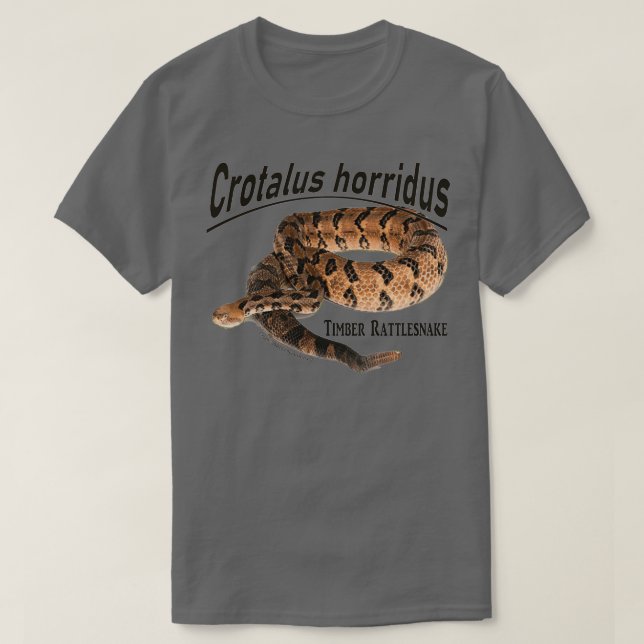T-shirt Crotale de bois Crotalus horridus 1  (Design devant)
