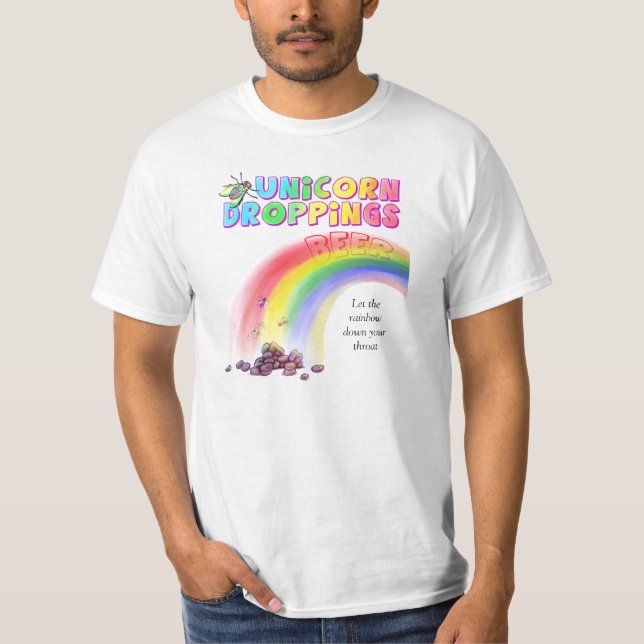 T-shirt Crottes de licorne (Devant)